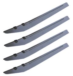 SECONDS - Bally Gray Legs - Set of 4